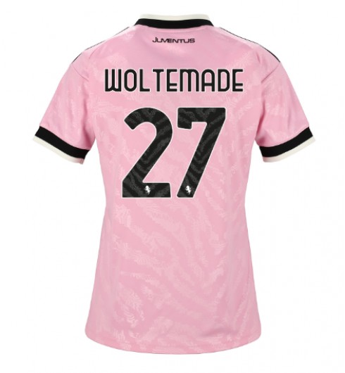 Juventus Nick Woltemade #27 Vieraspaita Naisten 2026-27 Lyhythihainen Juventus Nick Woltemade #27 Vieraspaita Naisten 2026-27 Lyhythihainen